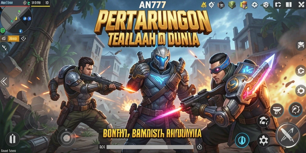 Tampilan mendebarkan dari pertarungan intens dalam AN777.