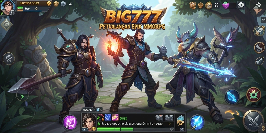 Tampilan gameplay epik di BIG777 yang menampilkan pertarungan seru.