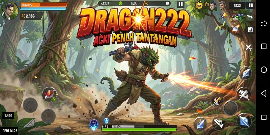 Screenshot DRAGON222 menampilkan pertempuran aksi yang seru dan memukau.