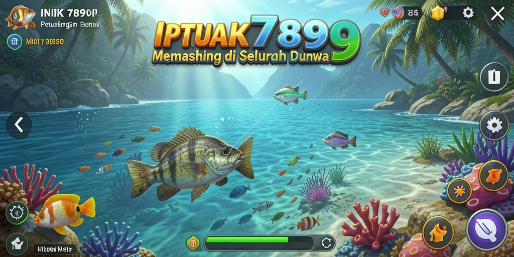 Tampilan gameplay INK789 yang memukau dengan aksi memancing seru.