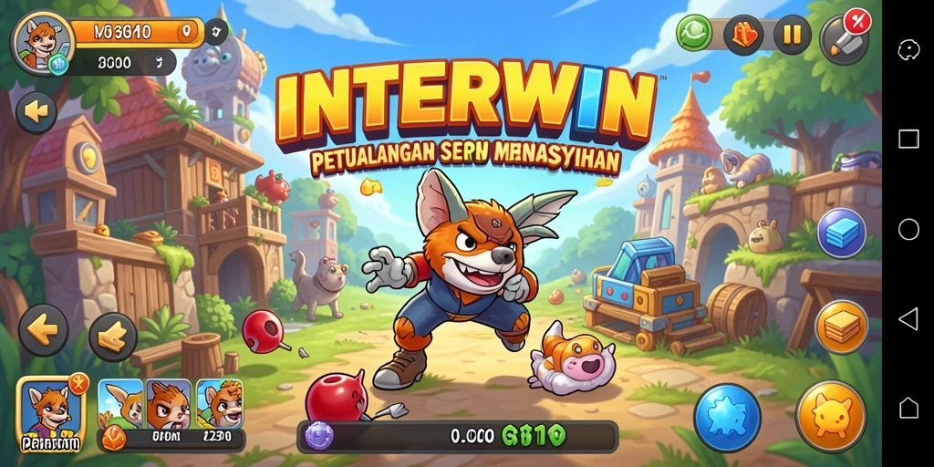 Gameplay seru dan menantang di INTERWIN.