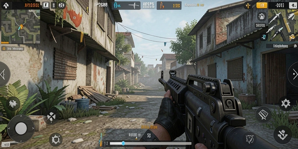 Gameplay mendebarkan JPS88 dalam pertempuran FPS yang intens.