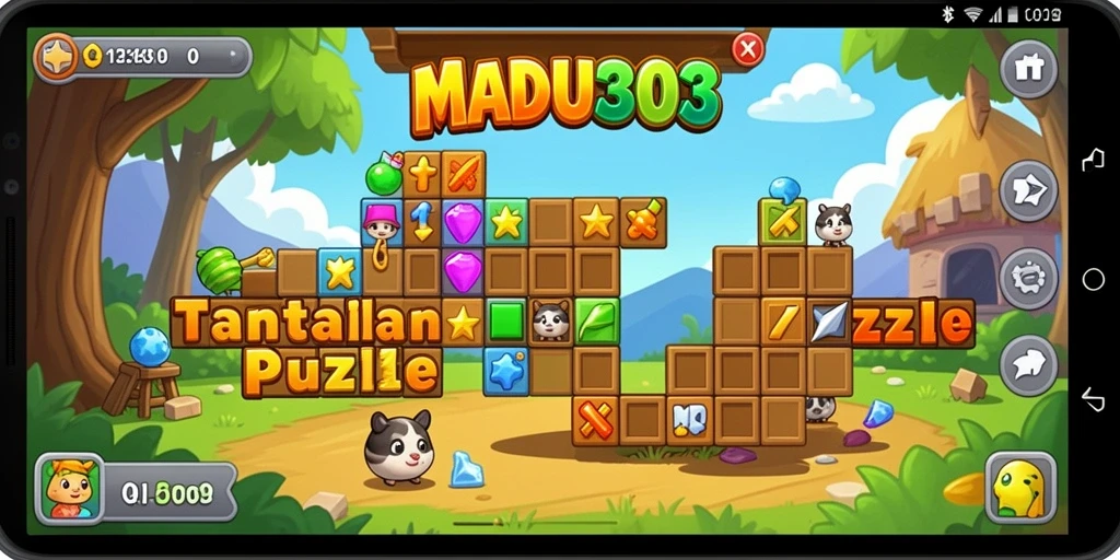 Tampilan gameplay MADU303 yang menantang dan menarik.