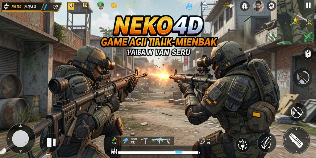 Tampilan permainan NEKO4D yang intens dan mendebarkan dalam genre TPS.