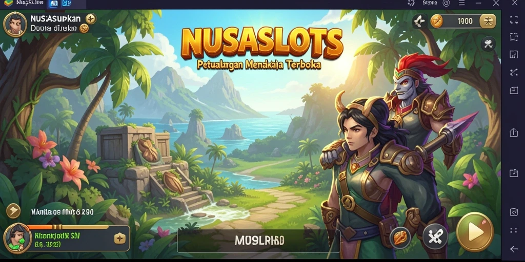 Tangkapan layar gameplay <strong>NUSASLOTS</strong> menampilkan eksplorasi dunia terbuka yang menarik.