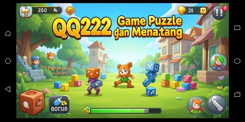 Tampilan menarik dari gameplay Puzzle yang penuh tantangan.