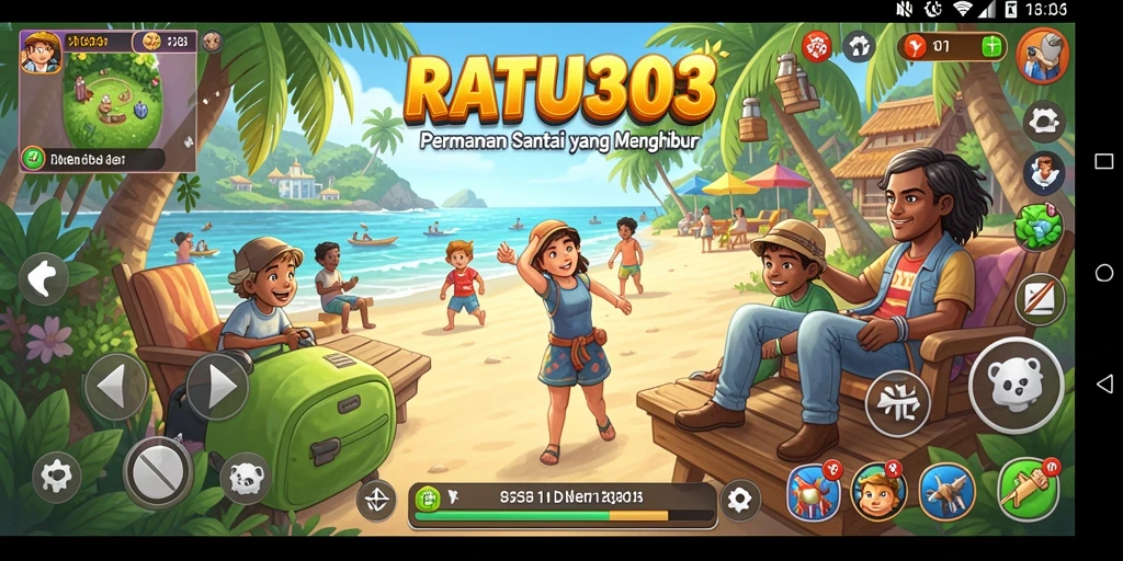 Tampilan gameplay menarik dari RATU303 yang penuh warna.