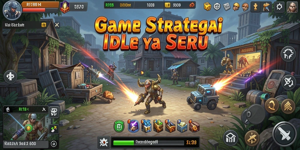 Tampilan gameplay RI188 yang menampilkan elemen strategis dan manajemen sumber daya.