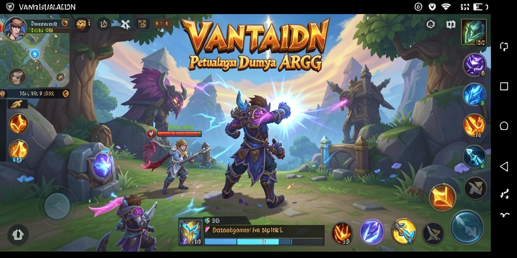 Tampilan gameplay VANTAIDN yang seru dan penuh aksi dalam dunia ARPG.